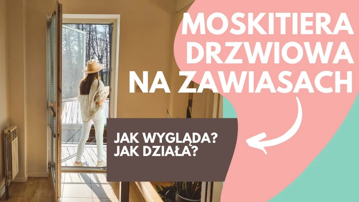 Jak zrobić moskitierę na drzwi balkonowe, aby uniknąć insektów latem
